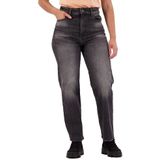 G-star Tedie Ultra-high Waist Straight Ripped Edge Ankle Spijkerbroek