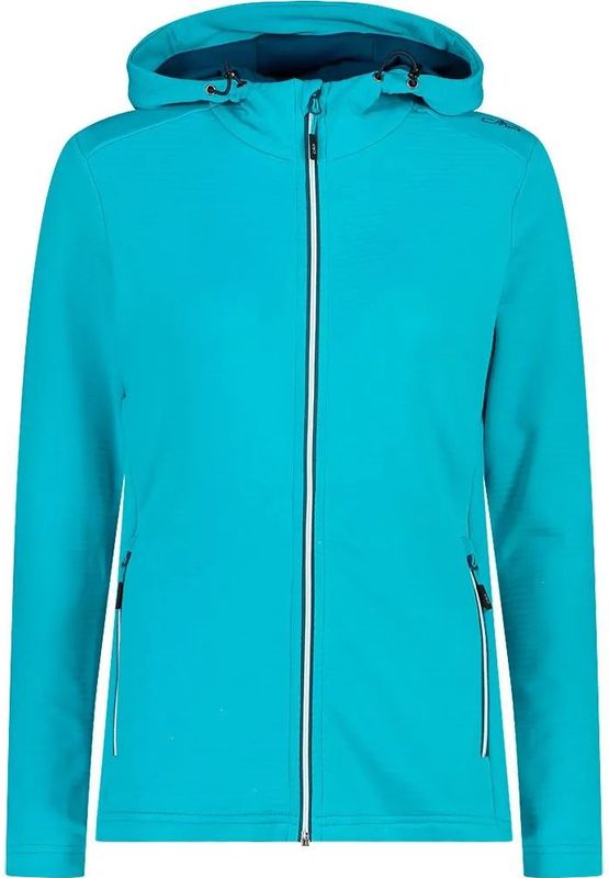 CMP - Dames Fleece Met Capuchon - Jacquardstof - Oeko-Tex-gecertificeerd