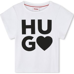 Hugo G00063 Short Sleeve T-shirt Wit 14 Years