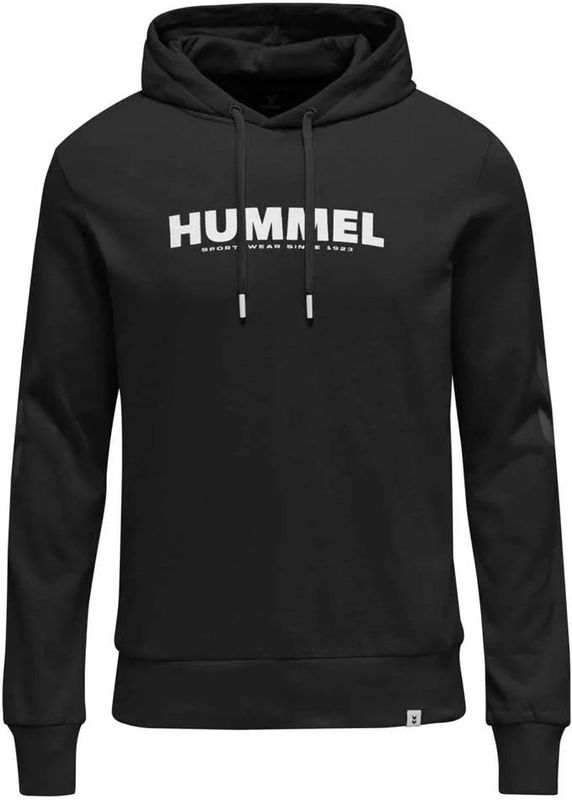 Hummel - Legacy Logo - Hoodie - Katoen - Geborstelde Afwerking