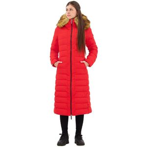 Superdry New Arctic Long Puffer Jacket Rood XS Vrouw