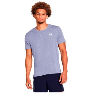 Under Armour Launch Short Sleeve T-shirt Blauw 2XL Man
