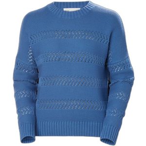 Helly Hansen Pier Pointelle Crew Neck Sweater Blauw XL Vrouw