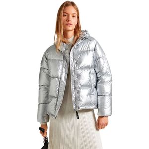 Pepe Jeans - Morgan - Jas - Zilver - 100% Nylon