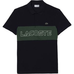 Lacoste Ph1470 Short Sleeve Polo Zwart 2XL Man
