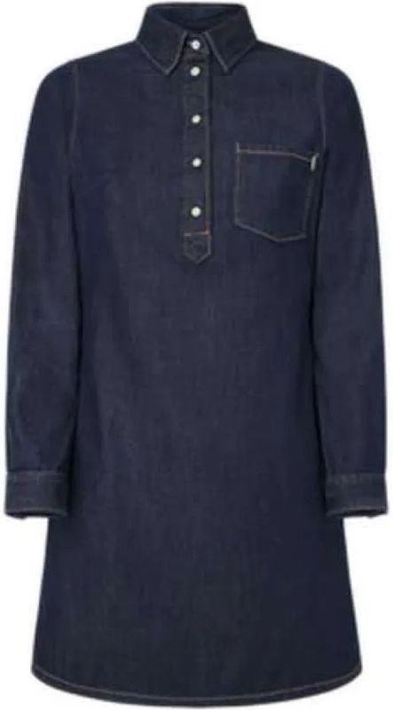 Pepe Jeansvoor vrouwen. PL953628BC3 Normale jurk (M), Casual, Katoen, Lange mouwen, Marineblauw
