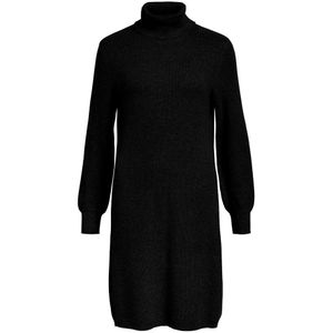 Object Malena Long Sleeve Dress Zwart S Vrouw