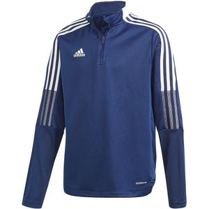 Adidas Tiro 21 Half Zip Sweatshirt Blauw 13-14 Years