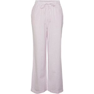 Pieces Sally Loose String Fit High Waist Pants Roze M Vrouw
