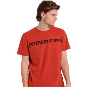 Superdry Workwear Logo Vintage Short Sleeve T-shirt Oranje L Man