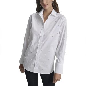 Dkny Pearl Embellished Bloes