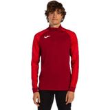 Joma - Elite IX - Sweatshirt - Rood - Halve Rits