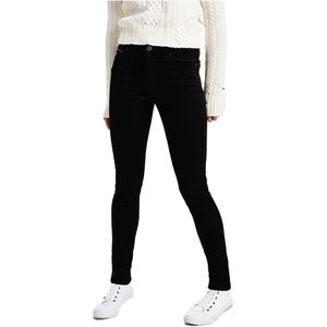 Tommy Jeans Nora Mid Rise Skinny Jeans Zwart 30 / 30 Vrouw