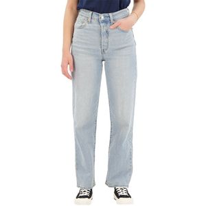 Levi´s ® Ribcage Straight Ankle Fit Jeans Blauw 30 / 27 Vrouw