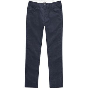 Wrangler - Greensboro - Jeans - Blauw - Geborsteld Dobby Katoen