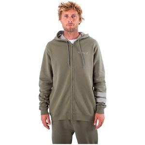 Hurley Oceancare One&only Mfteu00006 Full Zip Sweatshirt Groen L Man