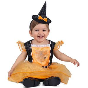 Viving Costumes Story Witch Girl Custom Oranje 24 Months-3 Years