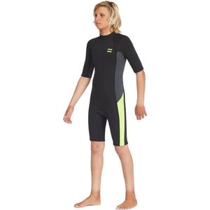 Billabong Absolute 2/2 Mm Korte Mouw Neopreen Pak Met Rits Op De Rug
