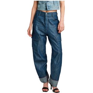 G-star 3d Boyfriend Fit Cargo Pants Blauw 23 / 30 Vrouw