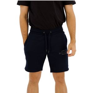 Tommy Hilfiger Curve Logo Sweat Shorts Blauw S Man