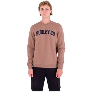 Hurley Applique Sweatshirt Bruin L Man