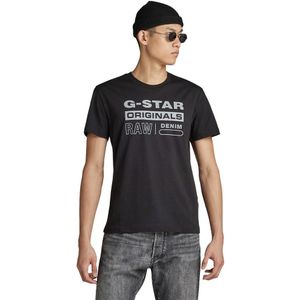 G-star Reflective Originals Short Sleeve T-shirt Zwart XS Man