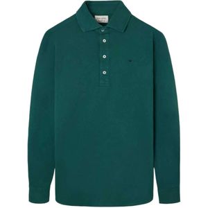 Silbon Lange Mouw Poloshirt