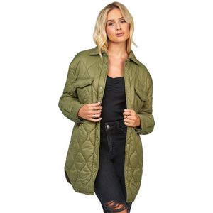 Siksilk Lightweight Quilt Jacket Groen 3XS Vrouw