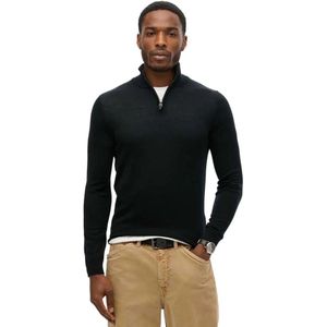 Superdry - Merino Half Rits Trui - Herentrui