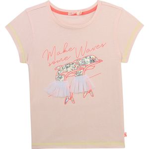 Billieblush Print Short Sleeve T-shirt Roze 5 Years