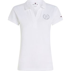 Tommy Hilfiger Laurel Short Sleeve Polo Wit M Vrouw