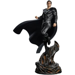 Dc Comics Justice League Superman Black Suit Legacy Replica Figure Zwart