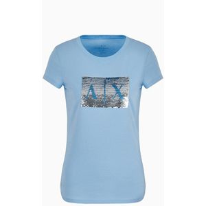 Armani Exchange 8nytdl_yj73z Short Sleeve T-shirt Blauw XS Vrouw