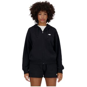 New Balance Sport Essentials French Terry Full Zip Sweatshirt Zwart XS Vrouw