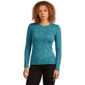 Icebreaker Merino 200 Oasis Crewe Snow Day Lange Mouwen Basislaag