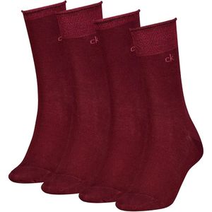 Calvin Klein - Klassieke Sokken - 4 Paren - Dames - Glinsterende Metallic Look