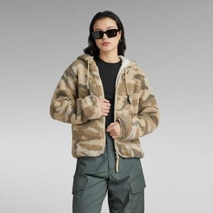 G-Star - Teddy - Hoodie - Camouflage - Korte Jack - 100% Gerecycled Polyester