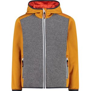 Cmp Fix Hood 30m2104 Softshell Jacket Oranje,Grijs 8 Years Jongen