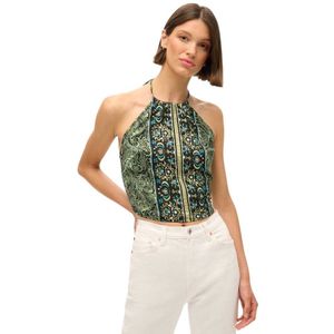 Superdry St Tropez Paisley Mouwloze Blouse