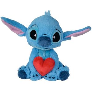 Simba Stitch With Heart 25 Cm Teddy Blauw