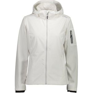 Cmp Zip Hood 39a5016+ Softshell Jacket Wit M Vrouw