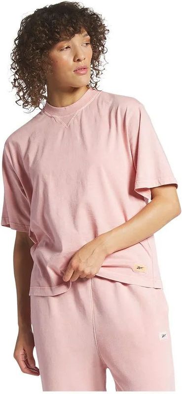 Reebok - Classics Boxy - T-shirt - Natuurlijke Kleurstof - 100% Katoen