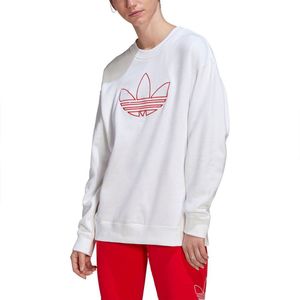 Adidas Originals Oversized Crew Sweatshirt Wit 38 Vrouw