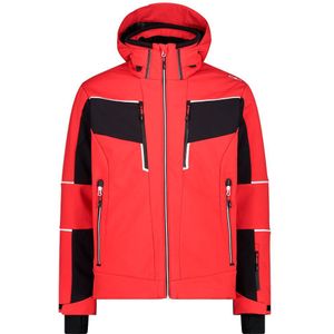 Cmp Zip Hood 32w0147 Softshell Jacket Rood 2XL Man