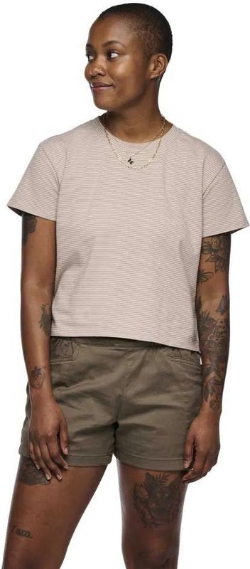 Black Diamond Stripe T-shirt Met Korte Mouwen