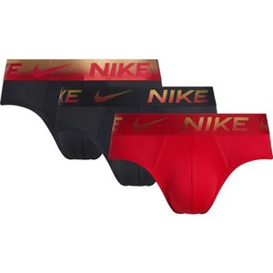 NIKE - Hipster - UNI RED/BLK/BLK MTLLIC GRADIENT WB - 3PK