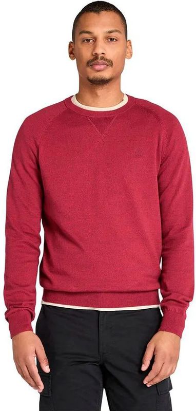 Timberlandvoor mannen. TB0A62KYEZZ1 Williams River trui bordeaux (L), Casual, Biologisch katoen, Duurzaam