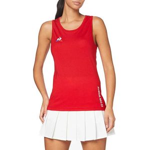 Le Coq Sportif Tennis Nº4 Sleeveless T-shirt Rood L Vrouw