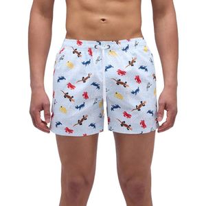 Sundek Funky Animal Print Elastic Waist Zwembroek