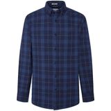 PEPE JEANS - Casual Overhemd - Marineblauw - Katoen - Ruitjesprint